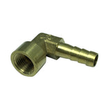 Max Brass 90 Degree Female Thread Hose Pipe Fitting, 1/4'' Connector DN8x8mm