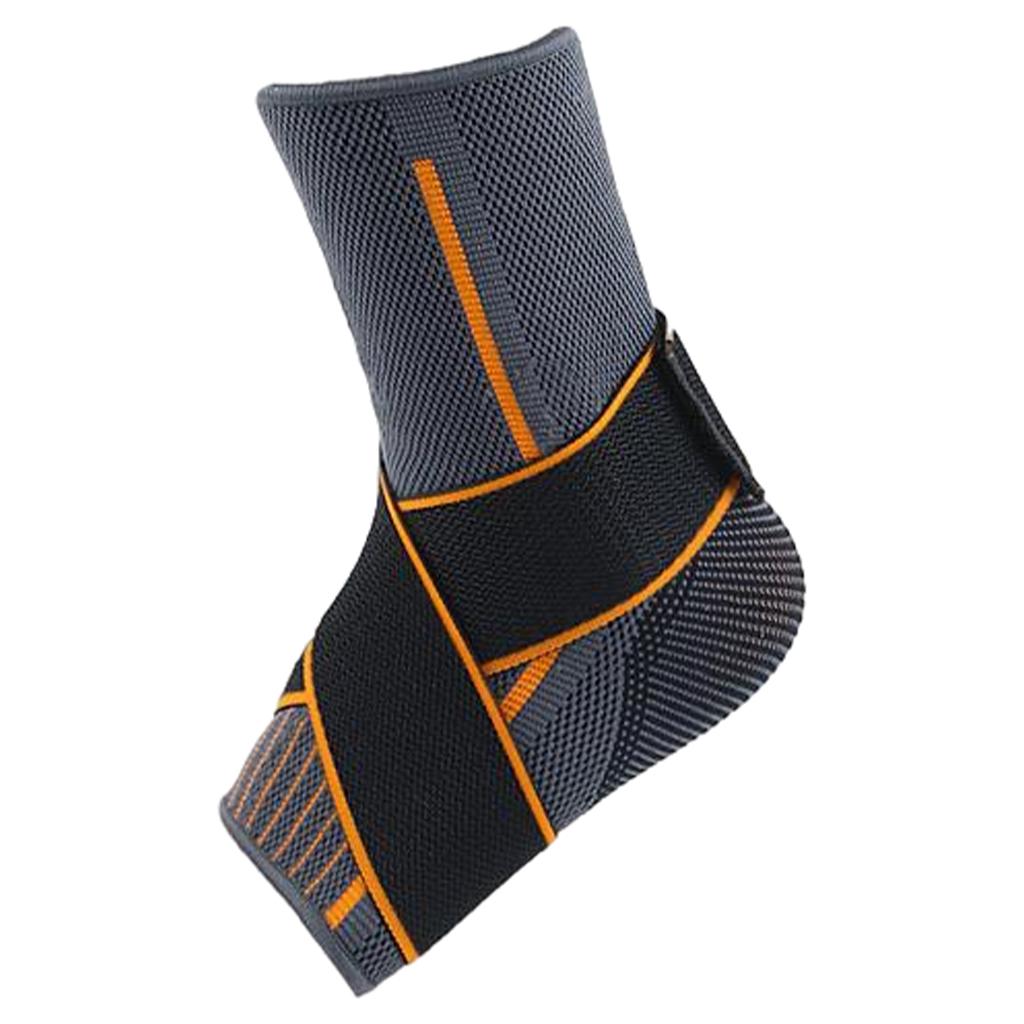 Maxbell Adjustable Ankle Support Brace Elastic Foot Protection for Sports M 37-39