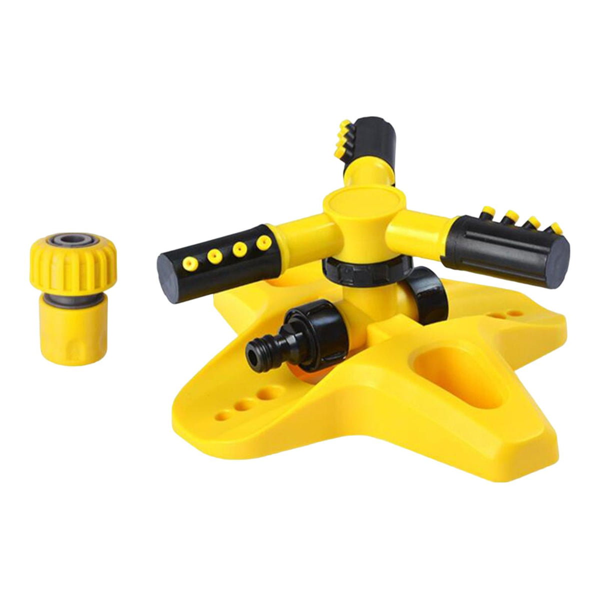 Maxbell Large Area Coverage Water Sprinkler Adjustable Rotating Irrigation Sprinkler and 1 DN20 Connector