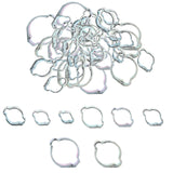 Maxbell 80 Count Double Ear Hoops Hose Fuel Clamp Professional Adjustable Durable