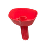 Maxbell Popsicle Holder with Straw Cartoon anti drip Holder for Party Birthday Event Red