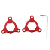 Max CNC Aluminum Motorcycle Front Suspension Fork Preload Adjusters 17mm Red