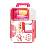 Maxbell Kitchen Toy Set Children Pretend Play Cooking Tool Cookware Accessories Pink