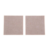 Maxbell 2x Square Felt Pad Chair Pads Furniture Laminate Wood Floor Protectors 85mm