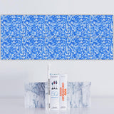 Max Maxb Self Adhesive Tile Mosaic Decal Kitchen Waistline Wall Sticker Decor Blue