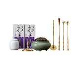 Maxbell 9 Pieces Copper incenses Burner Fragrance Tool Making Kit for Meditation