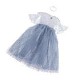 Max Maxb 1/3 BJD Girl Dolls Handmade Clothes DIY Dress up Strapless Blue Dress