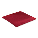 Max Square Indoor Chair Seat Sofa Pads Office Cushion Red  40x40 Memory Foam