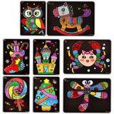 Maxbell Art Craft Transfer Cartoon Paint Creative Learning Drawing Colorful