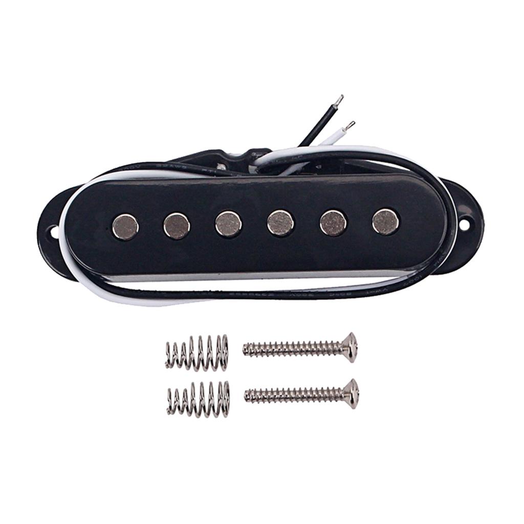 Max Electric Guitar Pickups Single Coil Pickup for ST Guitar Pole Spacing 48mm