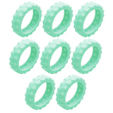 Maxbell 8 Pieces Travel Suitcases Wheels Cover More Quiet Trolley Case Casters Cover C