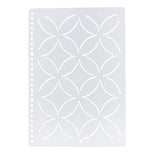 Maxbell Plasitc Quilting Template Stencils for Embroidery Patchwork Sewing Craft 9#