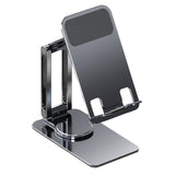 Maxbell Phone Holder Universal Aluminum Alloy Portable for Smartphones Work Home Gray