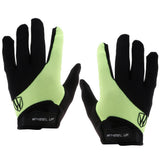 Maxbell Anti-slip Cycling Gloves Bicycle Touch Screen Long Finger Protection Yellow S