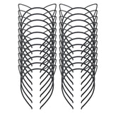 Maxbell 20Pcs Kitten Ears Headband Party Favor Photo Props Cosplay Headdress Black