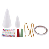 Max 1 Set Foamed Christmas Tree Decoration Crafts Kids Gifts for Home Decor D