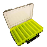 Maxbell Fishing Lure Tackle Box Fishing Bait Box Tackle Storage Box Case Container Yellow 27x19x5cm