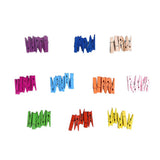 Max 50pcs Bamboo Natural Mini Wooden Clips for Clothespin Craft Decor Clips