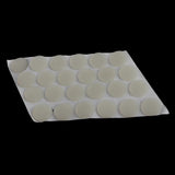 Max Self-Adhesive White Door Bumpers Pads Doorstops 20x1mm 24pcs