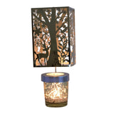 Maxbell Rotating Candle Holder Candlestick Tea Light Holder for Table Centerpiece Aureate Star Deer
