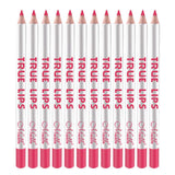 Max 12pcs Waterproof Matte Velvet Lip Liner Makeup Pencil Pen Lipliner Crayon 57#