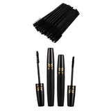 Max Natural Black 3D Curling Eyelash Makeup Mascara & 50 Disposable Applicator MZTZ0061