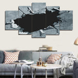 Max Maxb Large Modern Art Oil Painting PVC Print Picture Home Room Decor Unframed #3