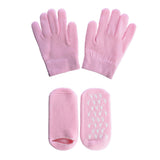 Max Maxb Spa Gel Gloves & Sock Kit Hand Foot Cracked Skin Care Moisturizing Treatment