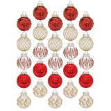 Maxbell 25x Christmas Tree Ornament Decorative Home Ornament for Party Decor Holiday B