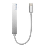 Maxbell USB C Hub Type C USB 3.1 To USB 2.0 4Ports Card Reader Adapter Hub,Silver
