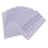 Max 10 Plastic Paper Ruler for Bangle Bracelet Inside Diameter Measurement Tool