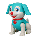 Maxbell Novelty Electronic Interactive Pet Dog with LED and Sound for Kids Puppy Toy Blue