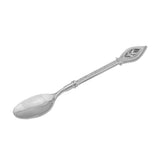 Max Creative Retro Flower Rattan Stainless Steel Soup /Coffee/Tea Spoon Silver