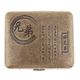 Max Men's Cigarette Case Holder with Box for 20pcs Vintage Metal Cigarette Box I
