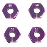 Max 12mm Upgrade Parts Hex Wheels Base Coupler 5.0 Thick For HSP RC Parts Purple