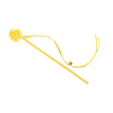 Maxbell Cat Teaser Wand Interactive Kitten Toy Indoor with Bell Chewing Toy Catcher Pineapple