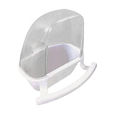 Maxbell Bird Cage Feeder Parrot Feeding Station Water Bowl Parakeets with Perch White