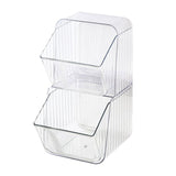 Maxbell tea Organizer Large Capacity Portable for Bedroom Home Office Closets Transparent