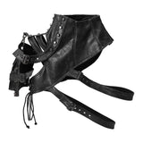 Maxbell Body Chest Harness Armlet Fancy Dress Gothic Steampunk Shoulder Shrug Armors Glossy Finish