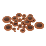 Maxbell Sax Pads Woodwind Instrument Parts PU Leather for Saxophone DIY Enthusiasts. Alto