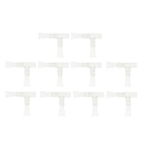 Maxbell 10 Pcs Aquarium Water Outlet Duckbill Return Pipe End Outflow Transparent