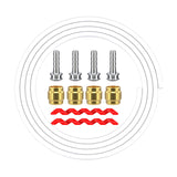 Maxbell MTB Bike Hydraulic Disc Brake Hose Kit Cycling Repairing Tools Universal White