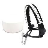 Maxbell Water Bottle Handle Protective Silicone Sleeve for Outdoor Activities Sports White Medium