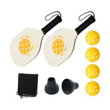 Maxbell Professional Pickleball Set Player Paddle Racquets with Ball Pickers 4 Balls