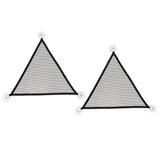 Max 2 pcs Pet Reptile Lizard Hammock Pet Corner Hammock with Suction Cup S