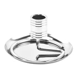 Maxbell Stainless Steel Wormwood Roll Holder Stick Coil Incense Burner Silver