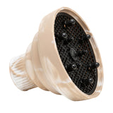 Maxbell Collapsible Hair Dryer Diffuser Attachment Easy Storage Travel Portable Beige