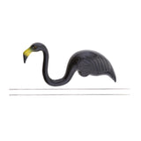 Maxbell Plastic Flamingo Lawn Figurine Garden Grassland Decor Ornament Black #1