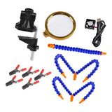 Maxbell 5 Arms Soldering Stations Desk Clamp Set w/ Magnifying Lens