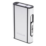 Max Pocket Carrying Cigarette Box Case for Hold 10 Regular Size Silver